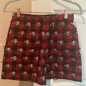 Cozy Red and Black Plaid Women's Pajama Shorts